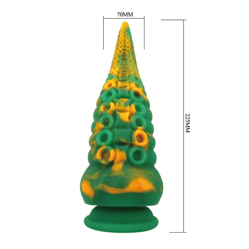 POWER MONSTERS - ABYSSAL COLOSSUS DILDO BICOLOR 22,5 CM Ø 6 CM - Imagen 6