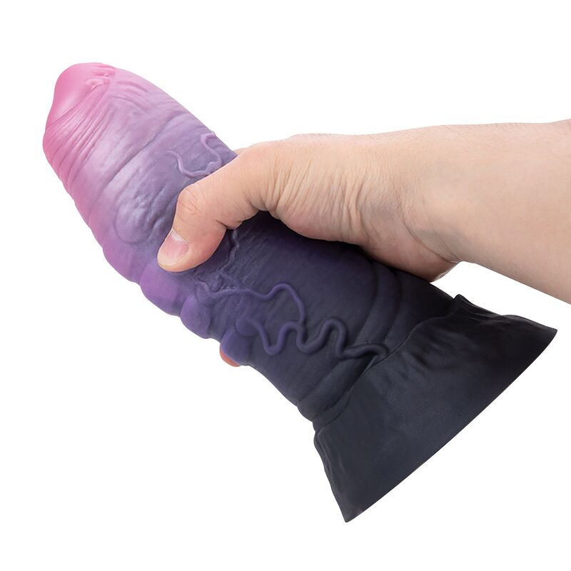 POWER MONSTERS - DREADFUL FIEND DILDO BICOLOR 24 CM Ø 6 CM - Imagen 4