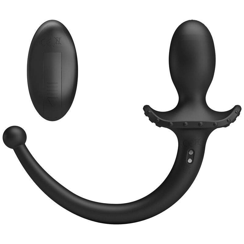 MR PLAY - VIBRADOR ANAL Y PERINEAL CON CONTROL REMOTO INALÁMBRICO NEGRO - Imagen 5