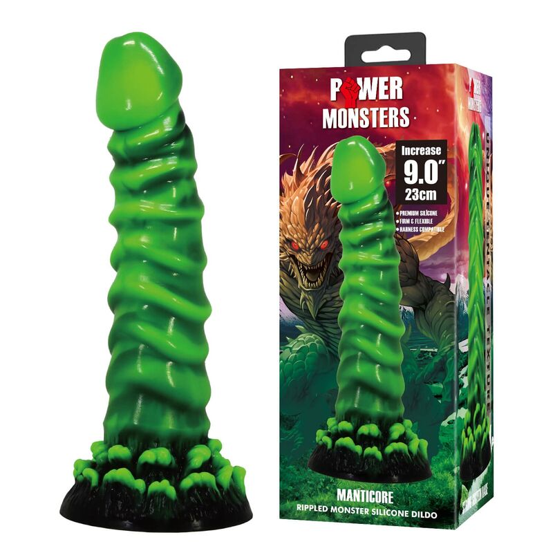 POWER MONSTERS - MANTICORE DILDO 23 CM Ø 5 CM - Imagen 7