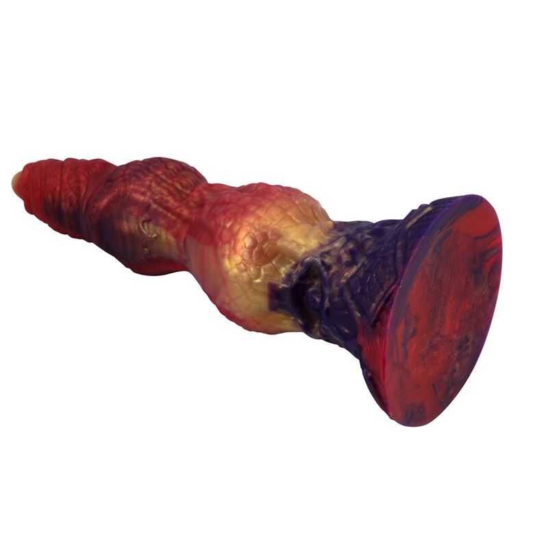 POWER MONSTERS - SAVAGE BEASTLORD DILDO FANTASÍA TRICOLOR 24 CM Ø 5 CM - Imagen 4