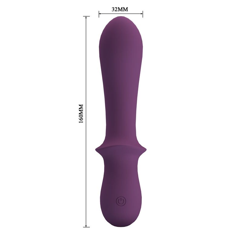 PRETTY LOVE - ABIGAIL VIBRADOR RECARGABLE 10 FUNCIONES MORADO - Imagen 9