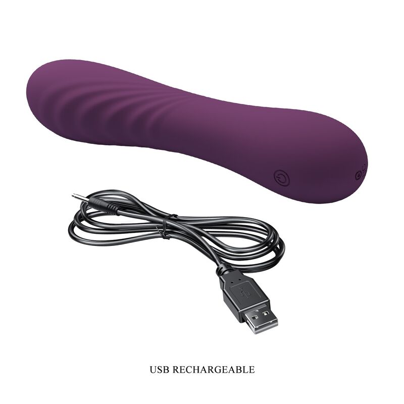 PRETTY LOVE - ALEXISROSE VIBRADOR RECARGABLE 10 FUNCIONES MORADO - Imagen 8