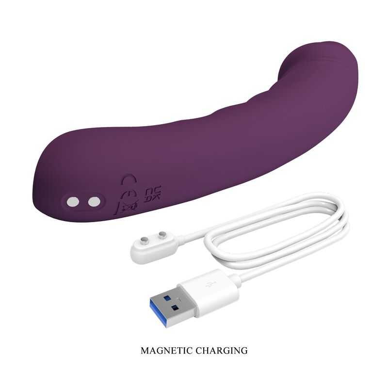 PRETTY LOVE - AMARA VIBRADOR RECARGABLE 10 FUNCIONES MORADO - Imagen 8