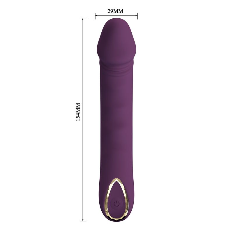 PRETTY LOVE - AMARA VIBRADOR RECARGABLE 10 FUNCIONES MORADO - Imagen 10