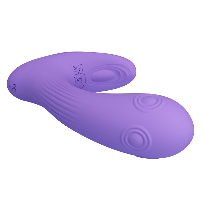 PRETTY LOVE - ANDROMEDA VIBRADOR DE DOBLE ESTIMULACIÓN RECARGABLE MORADO - Imagen 7