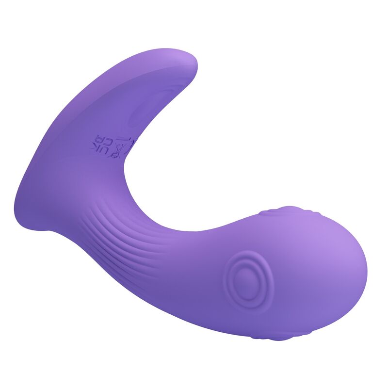 PRETTY LOVE - ANDROMEDA VIBRADOR DE DOBLE ESTIMULACIÓN RECARGABLE MORADO - Imagen 9