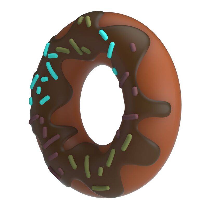 PRETTY LOVE - ANILLO PARA PENE SUPER DONUT MARRÓN - Imagen 3