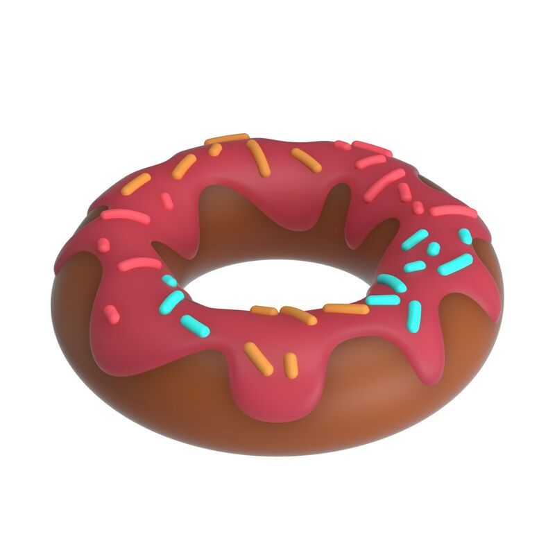 PRETTY LOVE - ANILLO PARA PENE SUPER DONUT ROSA - Imagen 5