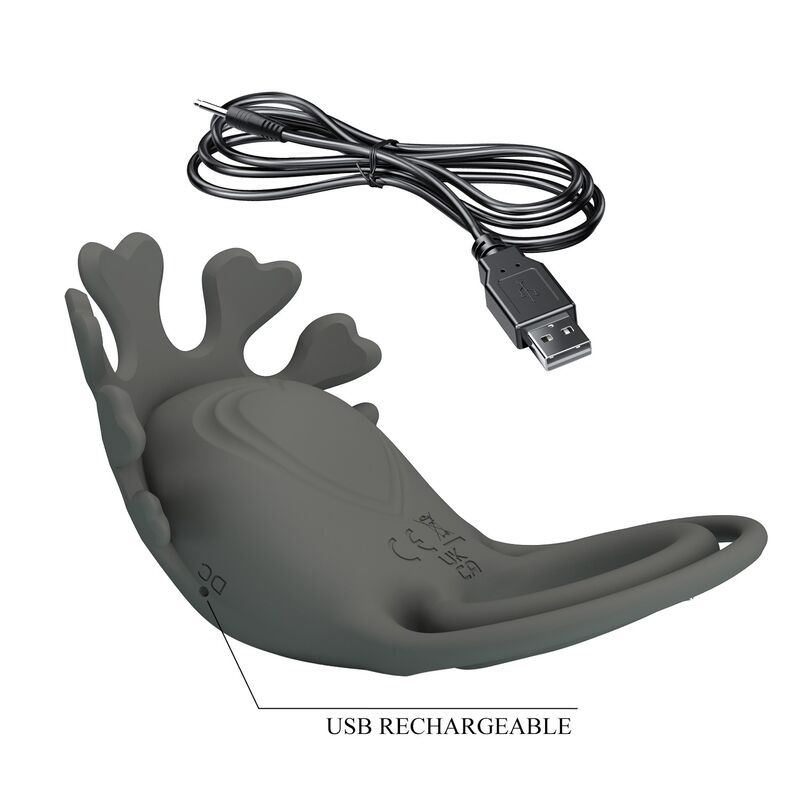 PRETTY LOVE - ANILLO VIBRADOR RECARGABLE CON ESTIMULADOR - Imagen 7