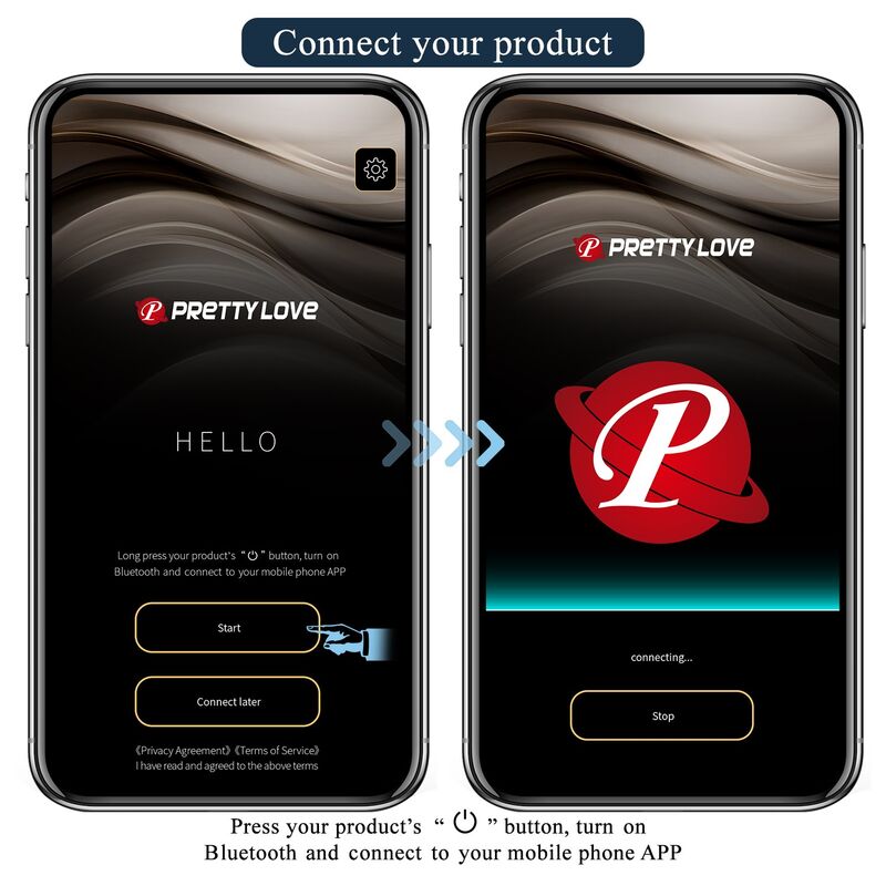 PRETTY LOVE - ANTHONY VIBRADOR ANAL Y PERINEAL APP CONTROL NEGRO - Imagen 12