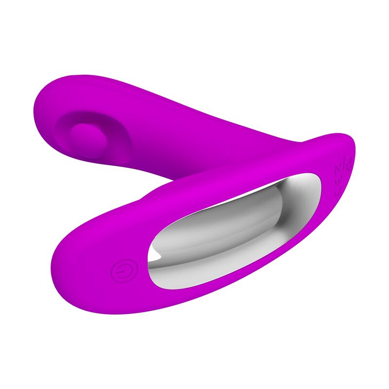 PRETTY LOVE - BAUER MASAJEADOR DE PRÓSTATA 12 MODOS RECARGABLE MORADO - Imagen 7