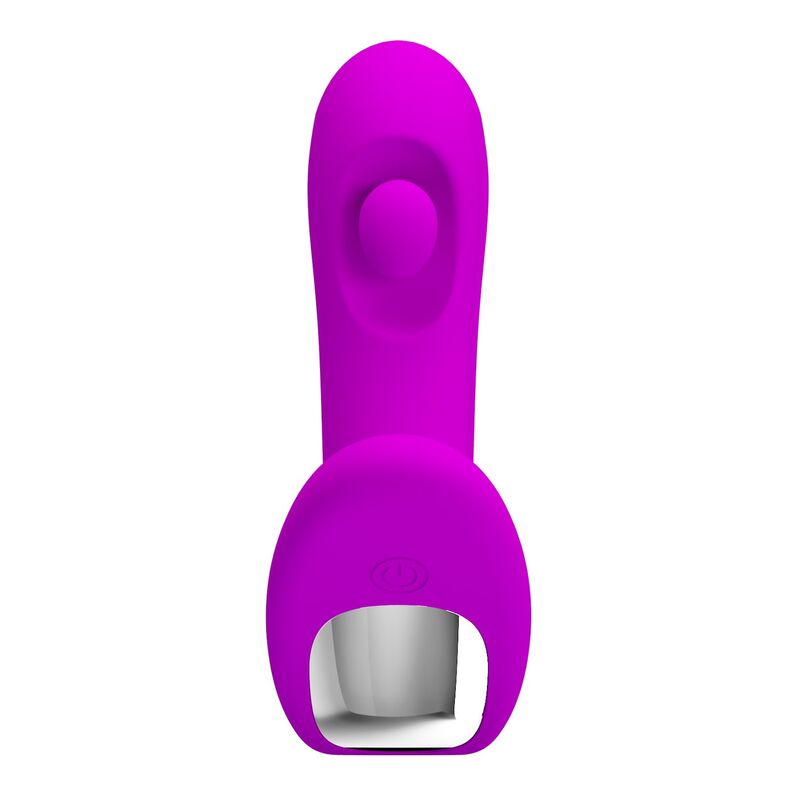 PRETTY LOVE - BAUER MASAJEADOR DE PRÓSTATA 12 MODOS RECARGABLE MORADO - Imagen 4