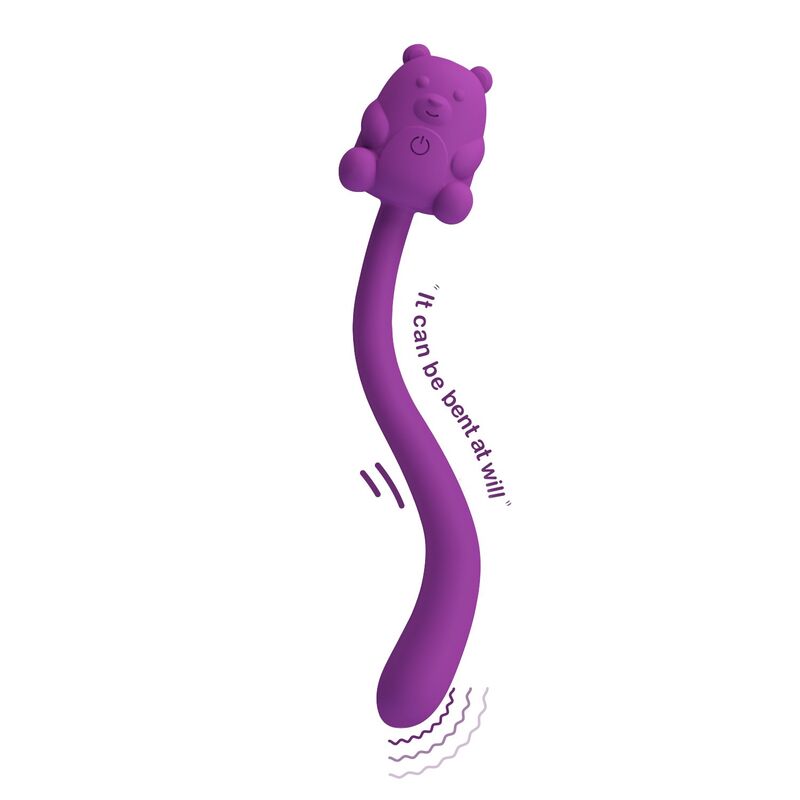 PRETTY LOVE - CUTE BEAR FLIRTING STICK VIBRADOR RECARGABLE - Imagen 5