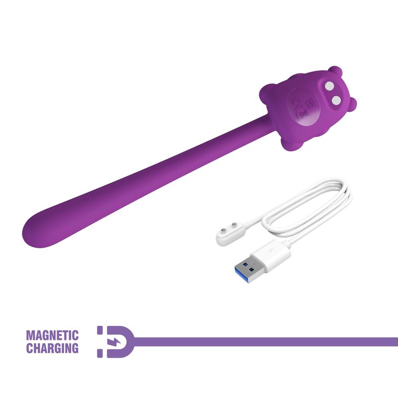 PRETTY LOVE - CUTE BEAR FLIRTING STICK VIBRADOR RECARGABLE - Imagen 9