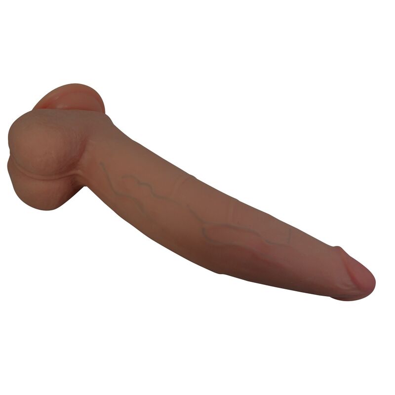 PRETTY LOVE - CUTHBERT DILDO REALÍSTICO FLEXIBLE 20 CM Ø 5 CM TPE MARRÓN - Imagen 4