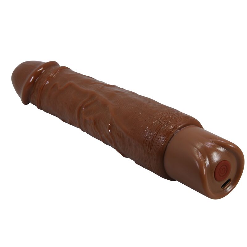 PRETTY LOVE - DUKE VIBRADOR REALÍSTICO 23,5 CM Ø 4,8 CM COLOR MARRÓN - Imagen 7