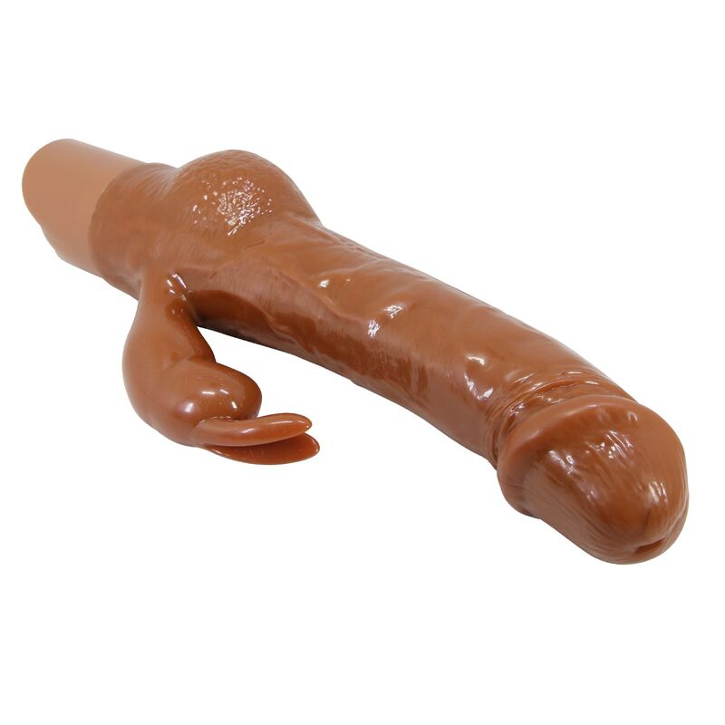 PRETTY LOVE - ELLISON VIBRADOR RABBIT REALÍSTICO 22,6 CM Ø 4,2 CM COLOR MARRÓN - Imagen 6