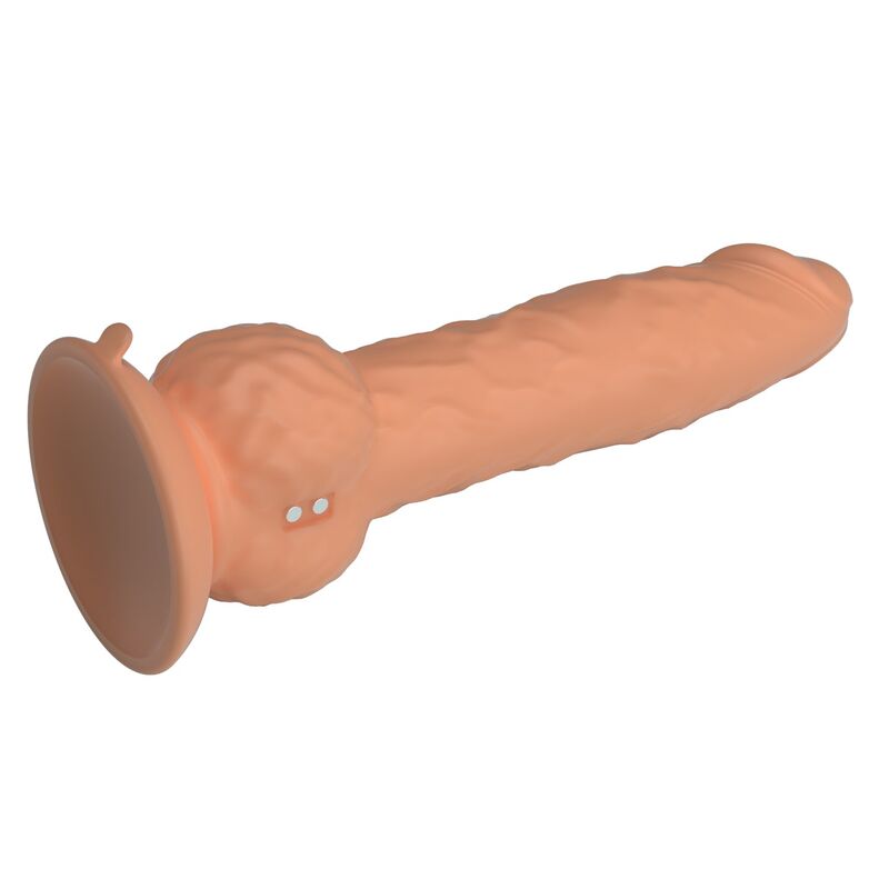 PRETTY LOVE - EREN DILDO VIBRADOR CON EMPUJE 20,5 CM Ø 4,5 CM COLOR NATURAL - Imagen 6