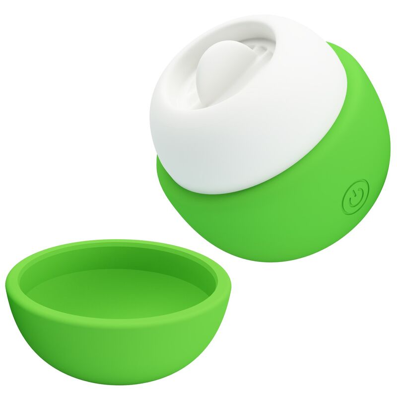 PRETTY LOVE - ESTIMULADOR CLITORAL CON EFECTO LENGUA RECARGABLE VERDE - Imagen 7