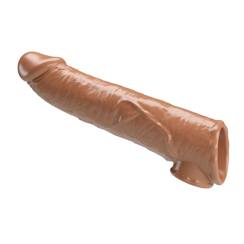 PRETTY LOVE - FUNDA EXTENSORA PARA PENE AJUSTABLE 26 CM Ø 4 CM COLOR MARRÓN - Imagen 6