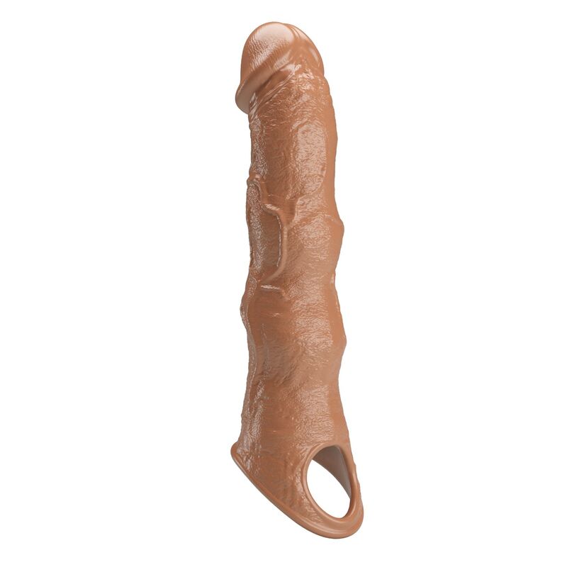 PRETTY LOVE - FUNDA EXTENSORA PARA PENE AJUSTABLE 28 CM Ø 4,5 CM COLOR MARRÓN - Imagen 4