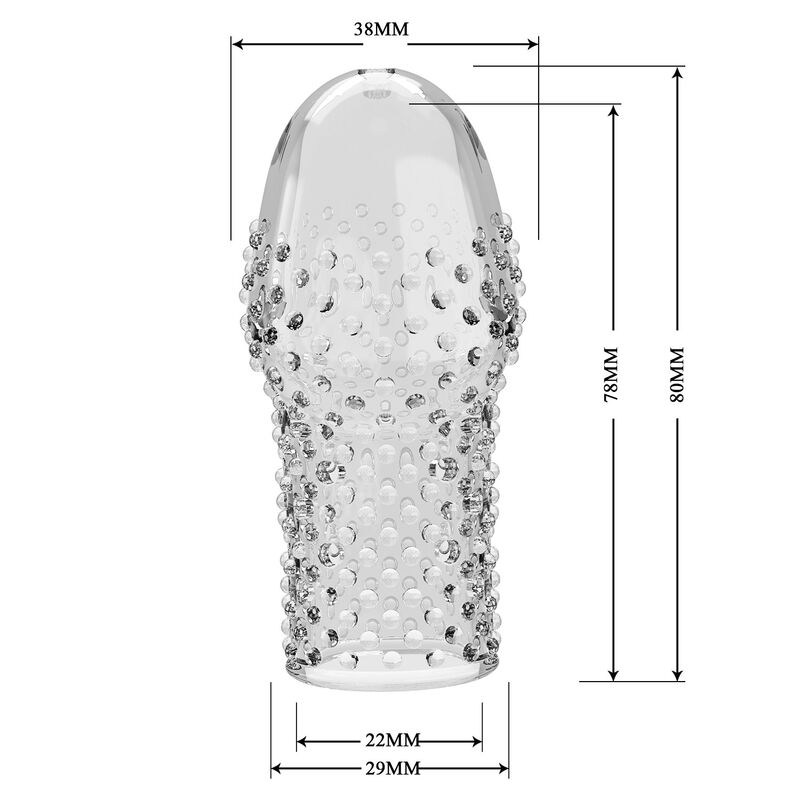 PRETTY LOVE - GEEK'S FUNDA PARA PENE GET YOUR PENIS THICKER TRANSPARENTE - Imagen 8