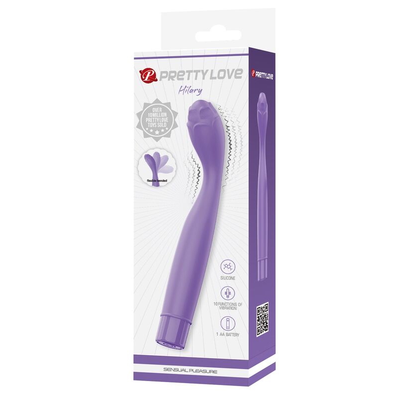PRETTY LOVE - HENRY VIBRADOR FLEXIBLE PARA PUNTO G MORADO - Imagen 3