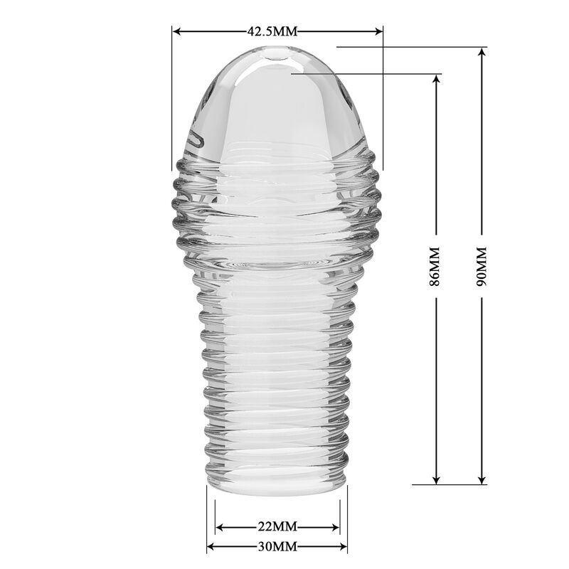 PRETTY LOVE - HOTTT FUNDA PARA PENE GET YOUR PENIS THICKER TRANSPARENTE - Imagen 8