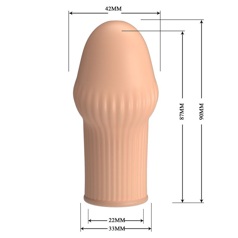 PRETTY LOVE - HUEL FUNDA PARA PENE COLOR NATURAL - Imagen 8