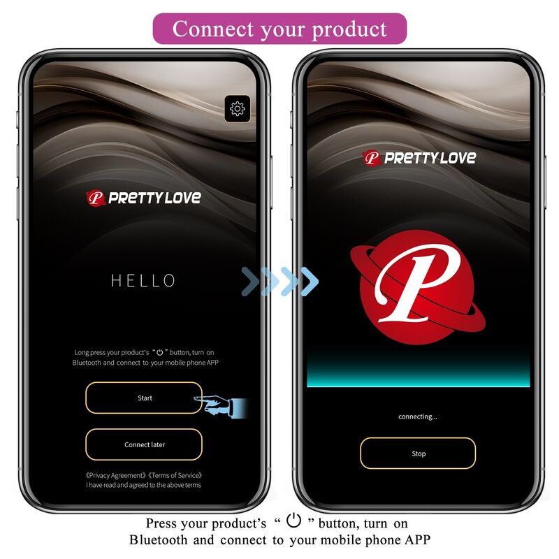 PRETTY LOVE - HUEVO VIBRADOR PULSEN CONTROL APP 12 FUNCIONES RECARGABLE USB ROSA - Imagen 13