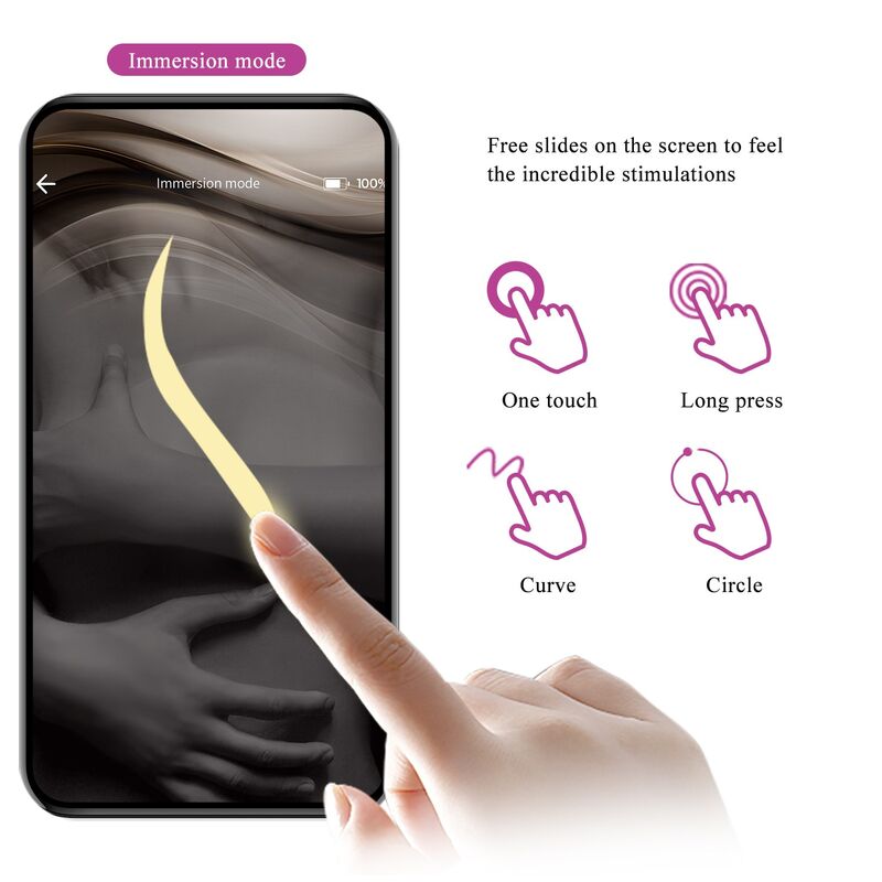 PRETTY LOVE - HUEVO VIBRADOR PULSEN CONTROL APP 12 FUNCIONES RECARGABLE USB VERDE-AMARILLO - Imagen 19