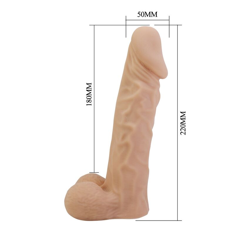 PRETTY LOVE - JOLYON ARNÉS CON DILDO FLEXIBLE 22 CM Ø 4,8 CM COLOR NATURAL - Imagen 6