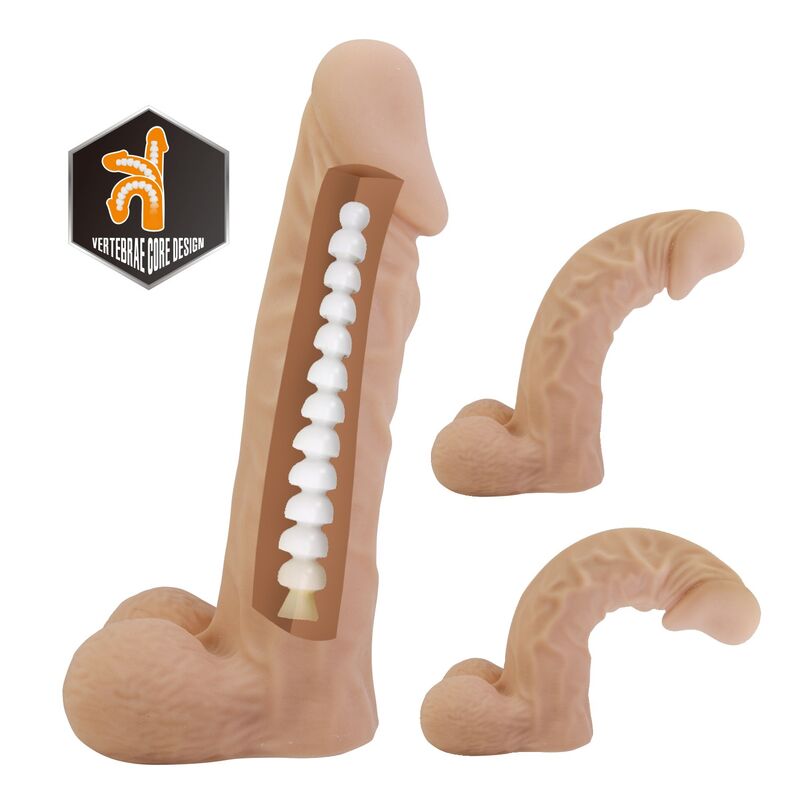 PRETTY LOVE - JOLYON ARNÉS CON DILDO FLEXIBLE 22 CM Ø 4,8 CM COLOR NATURAL - Imagen 7