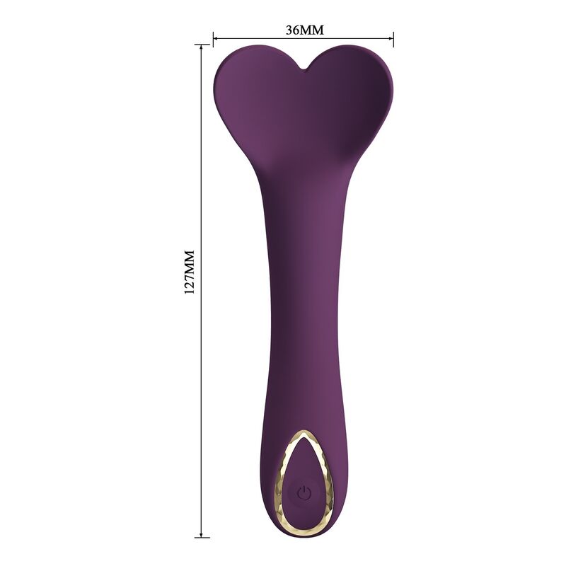 PRETTY LOVE - KENYELL VIBRADOR RECARGABLE 10 FUNCIONES MORADO - Imagen 9