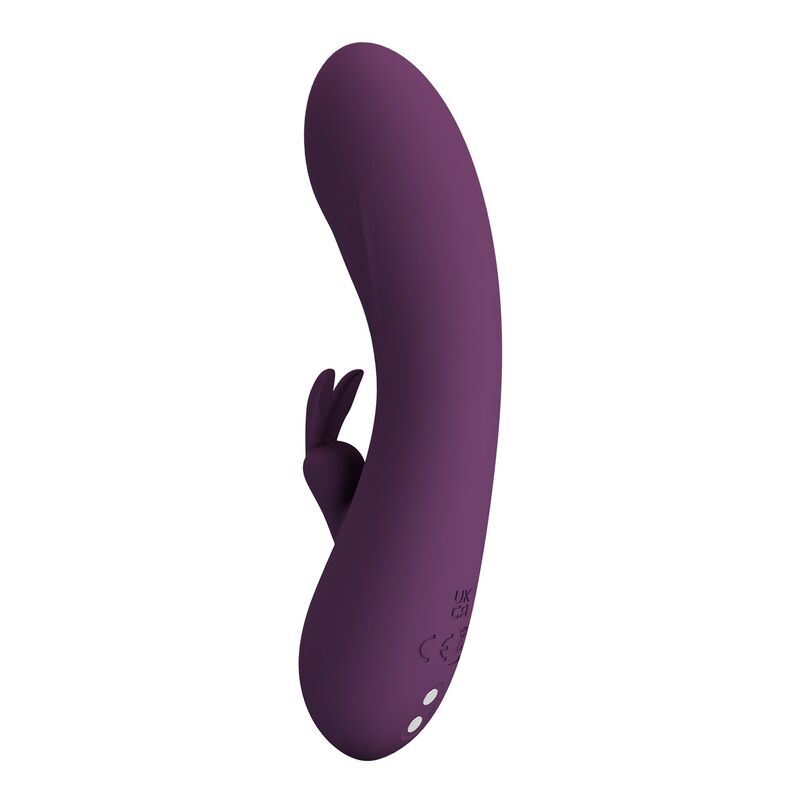 PRETTY LOVE - LANDYN VIBRADOR RABBIT RECARGABLE 10 FUNCIONES MORADO - Imagen 5