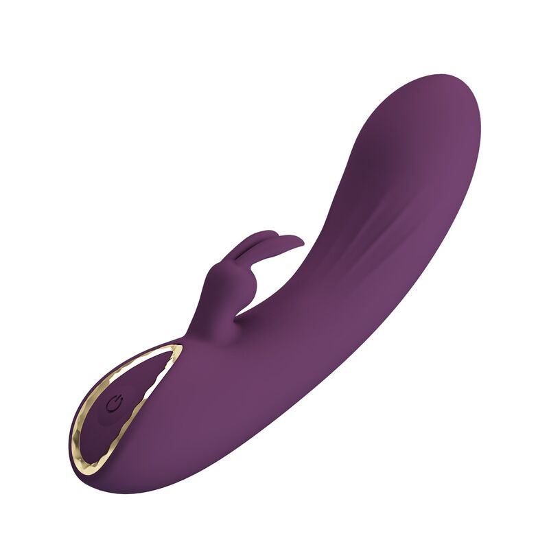 PRETTY LOVE - LANDYN VIBRADOR RABBIT RECARGABLE 10 FUNCIONES MORADO - Imagen 2