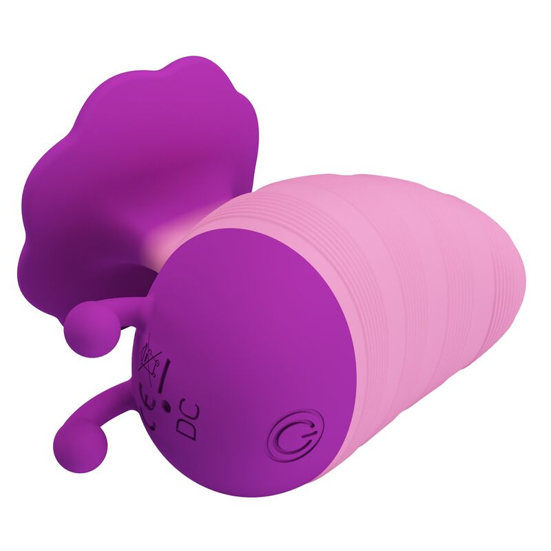 PRETTY LOVE - LITTLE BEE ESTIMULADOR DE CLÍTORIS 7 MODOS RECARGABLE MORADO-ROSA - Imagen 4