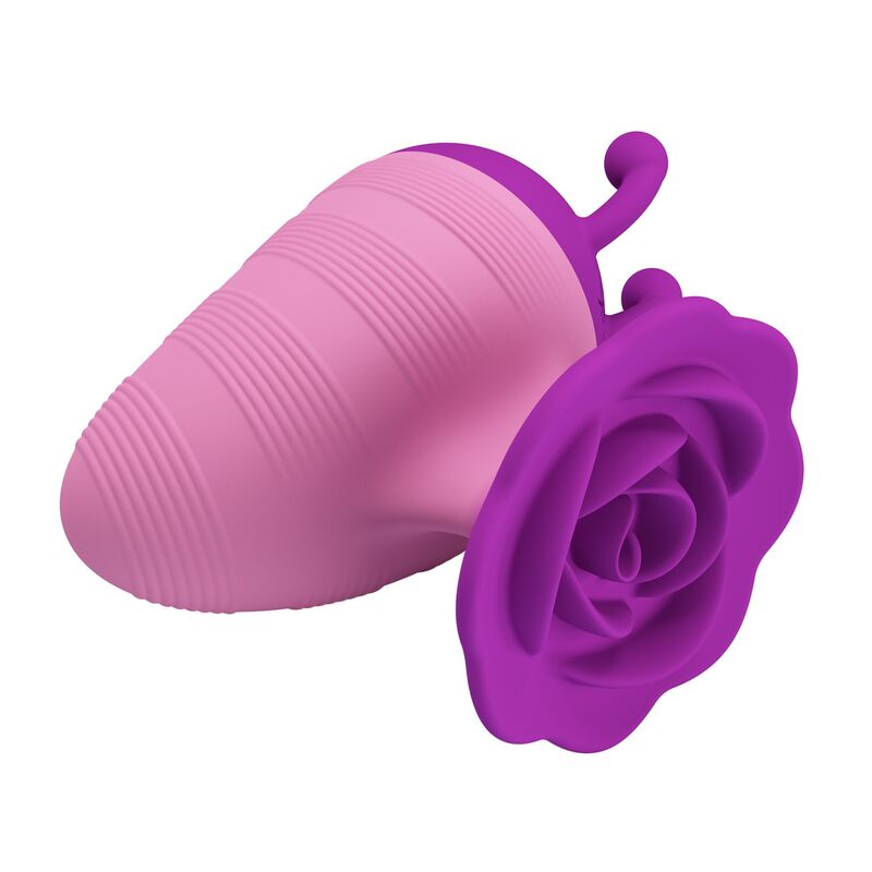PRETTY LOVE - LITTLE BEE ESTIMULADOR DE CLÍTORIS 7 MODOS RECARGABLE MORADO-ROSA - Imagen 8