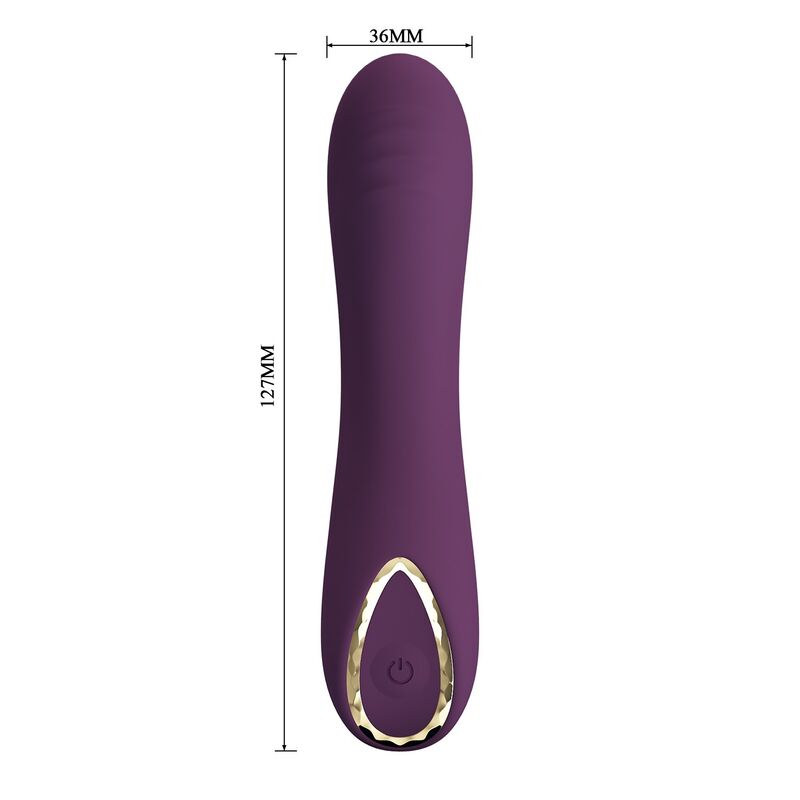 PRETTY LOVE - LLOYDE VIBRADOR RECARGABLE 10 FUNCIONES MORADO - Imagen 8
