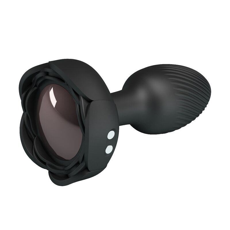 PRETTY LOVE - PLUG ANAL VIBRADOR 10 MODOS RECARGABLE NEGRO - Imagen 7