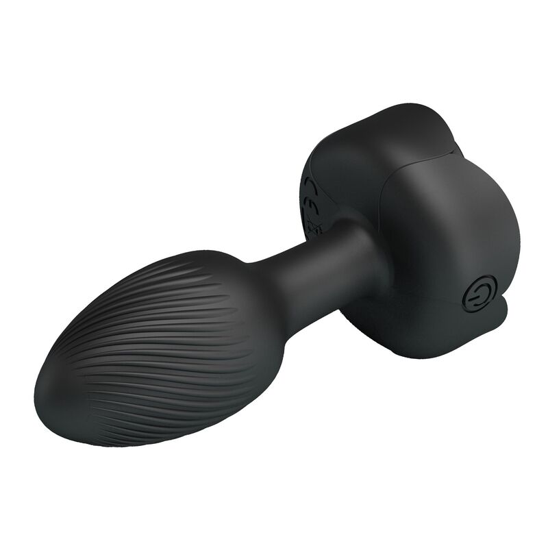 PRETTY LOVE - PLUG ANAL VIBRADOR 10 MODOS RECARGABLE NEGRO - Imagen 8