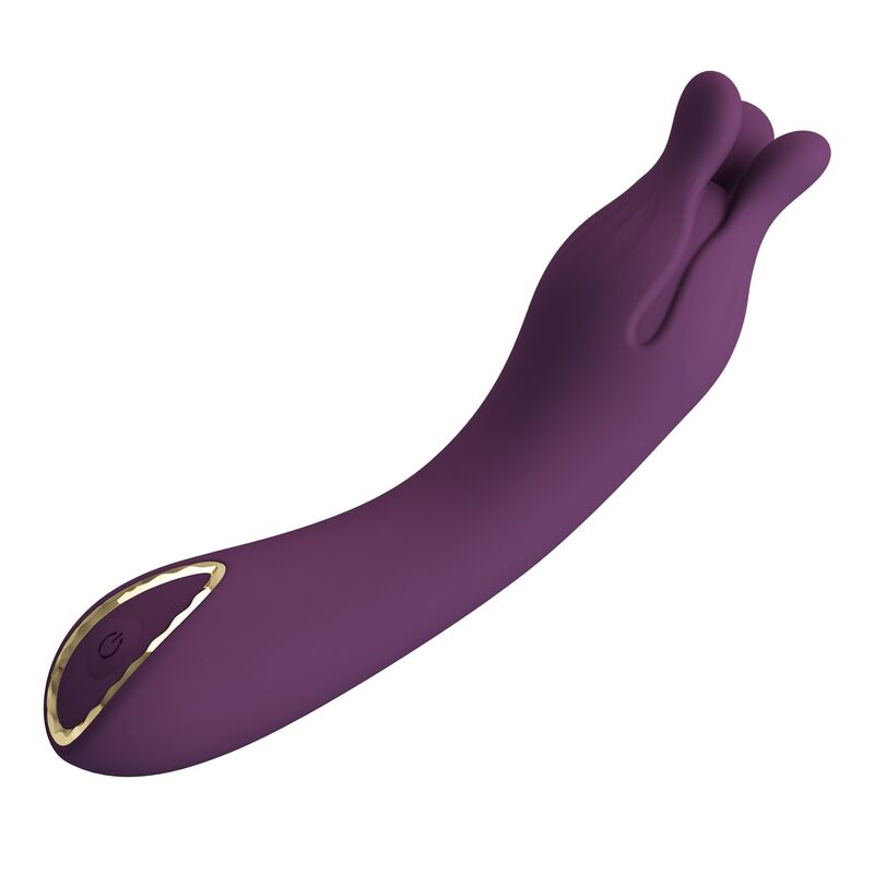 PRETTY LOVE - LUNAO VIBRADOR RECARGABLE 10 FUNCIONES MORADO - Imagen 6