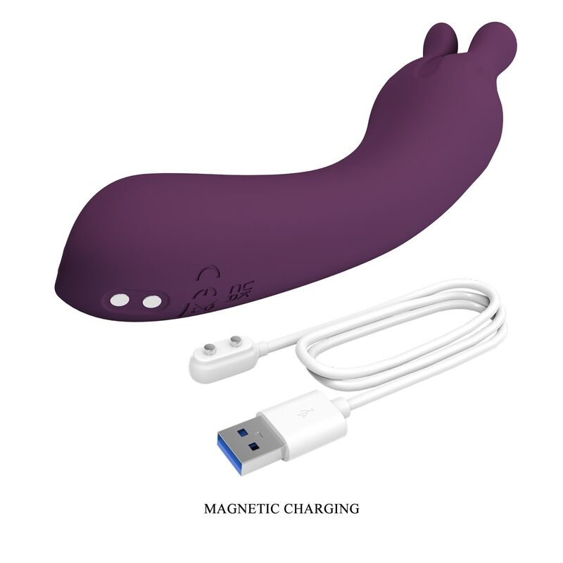 PRETTY LOVE - LUNAO VIBRADOR RECARGABLE 10 FUNCIONES MORADO - Imagen 10