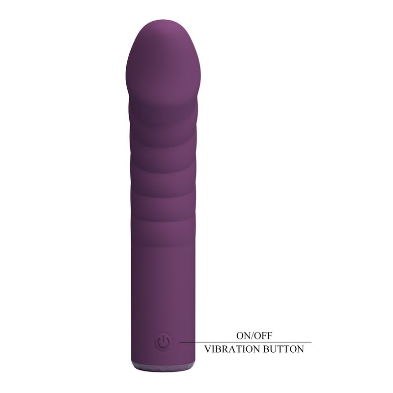 PRETTY LOVE - RYLAND VIBRADOR RECARGABLE 10 FUNCIONES MORADO - Imagen 2