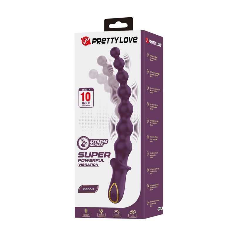 PRETTY LOVE - MADISON VIBRADOR ANAL RECARGABLE 10 FUNCIONES - Imagen 3