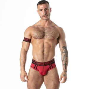 LOCKER GEAR - SPORT MESH JOCK BRIEF ROJO M