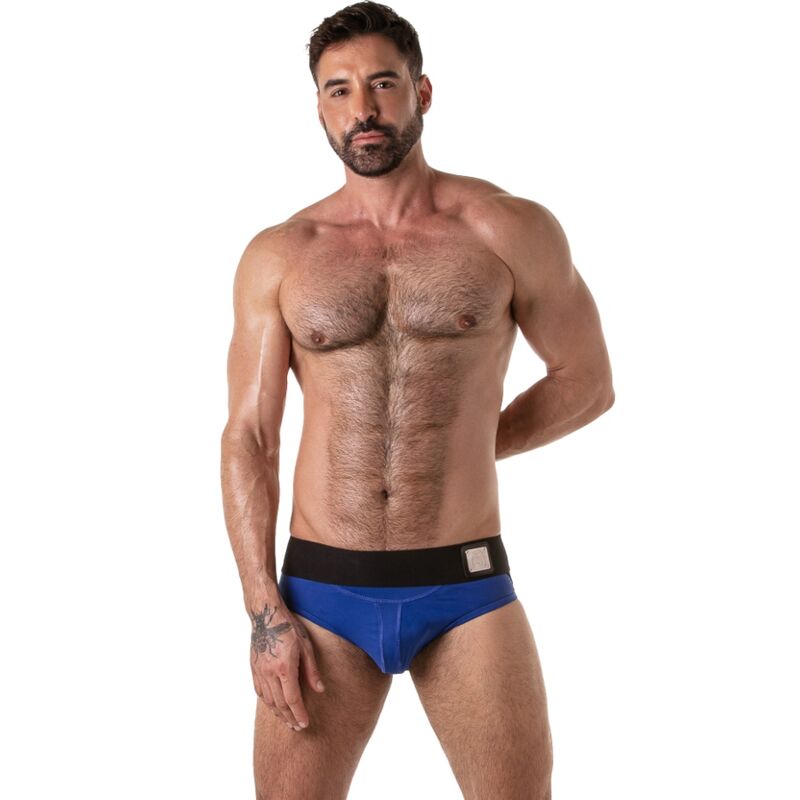 LOCKER GEAR - WIDE WAISTBAND JOCK BRIEF AZUL XL - Imagen 3