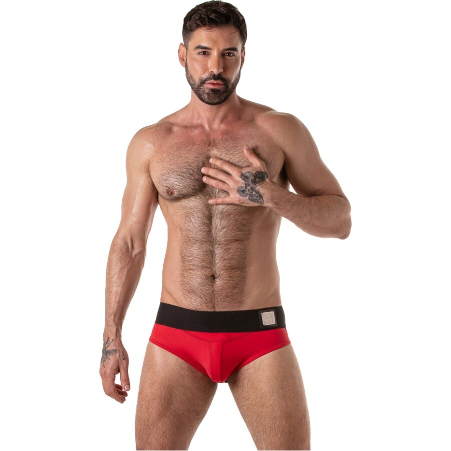 LOCKER GEAR - WIDE WAISTBAND JOCK BRIEF ROJO S - Imagen 3
