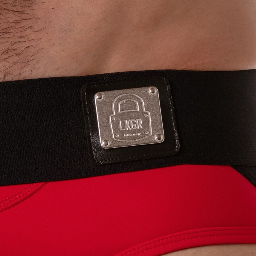LOCKER GEAR - WIDE WAISTBAND JOCK BRIEF ROJO S - Imagen 4